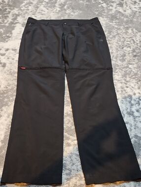 The North Face Black Convertible Zip-Off Pants Size 12